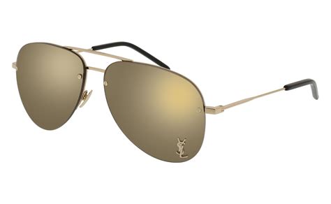 ysl men's aviator sunglasses|saint laurent aviator sunglasses.